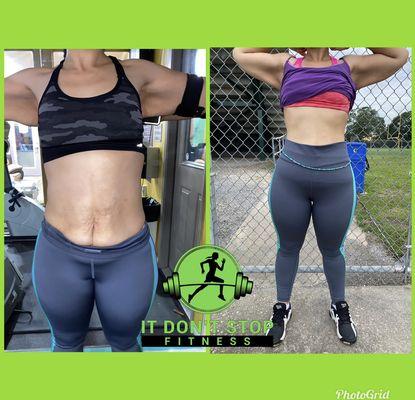 See a difference with It Don't Stop Fitness!
FREE Walk Ins and consultations at our gym! What are you waiting for we don't stop!!!