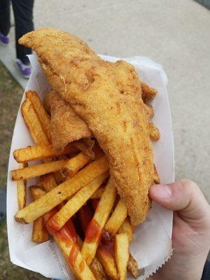 Fish And Chips.