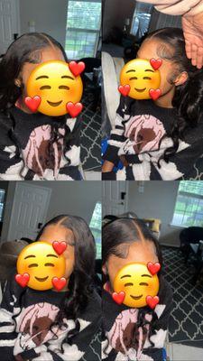 Frontal wig install