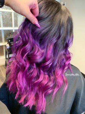 Creative color done by Roxy at RoxxStarHair