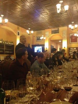 Simon telling us about Sauternes from Gronet-Medeville.