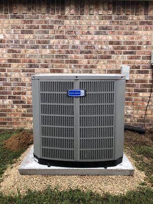 17 seer American Standard heat pump gives a call today to schedule a free estimate on new equipment