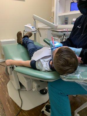 1 visit to the dentist