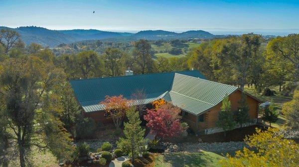 5000 SF executive home on 41+ acres and 2000 SF shop with long range mountain views!