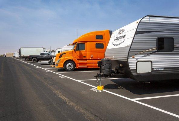 Uncovered/Open RV/Boat Parking