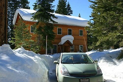 Cedar Lodge & our Prius