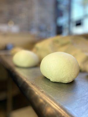 Made-from-scratch pizza dough