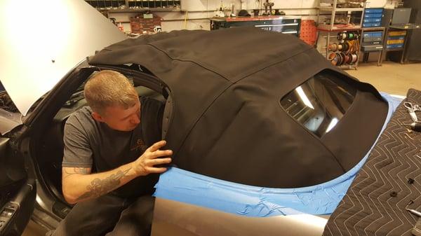 Honda S2000 Convertible Top Installation