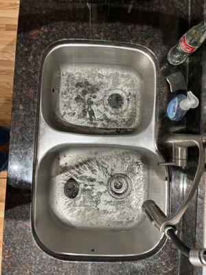 Black Stuff Left In Sink After Water Drained