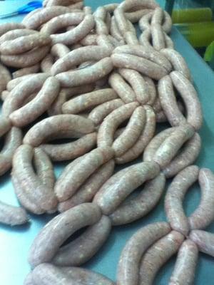 fresh Store made Bratwurst