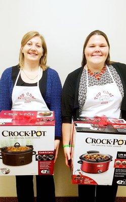 Chili cook-off winners - to raise money for United Way!