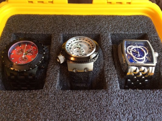 Watches taken in for battery replacement. Very Satisfied!