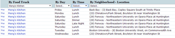 Schedule as of April 2014