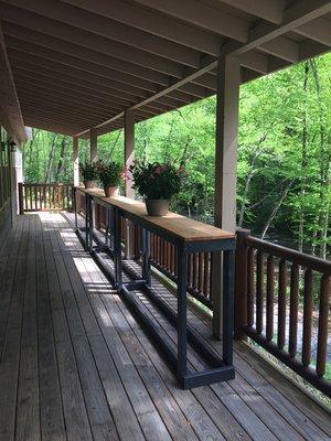 Such a nice place to hang out and enjoy the sound of the river.