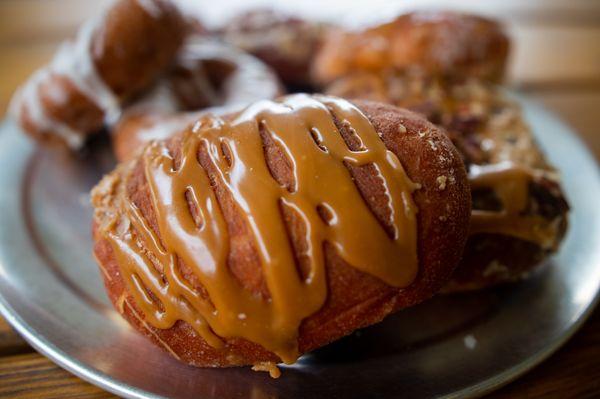 Caramel apple donuts? You got it! Carmel