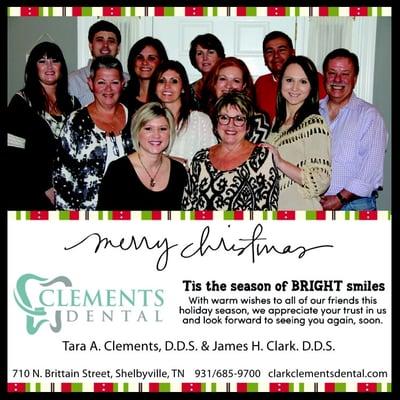 Merry Christmas from Clements Dental!