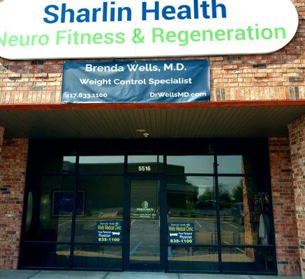 Located at 5516 N Farmer Branch Rd in the Sharlin Health Building facing south across from the Ozark Bank.