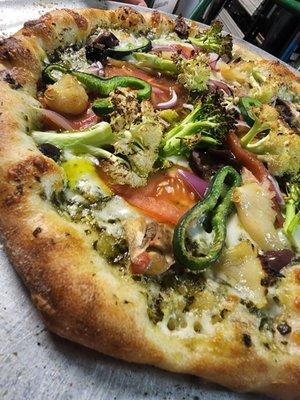 Vegetarian pizza