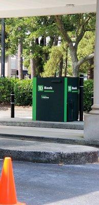 The drive thru at TD Bank.