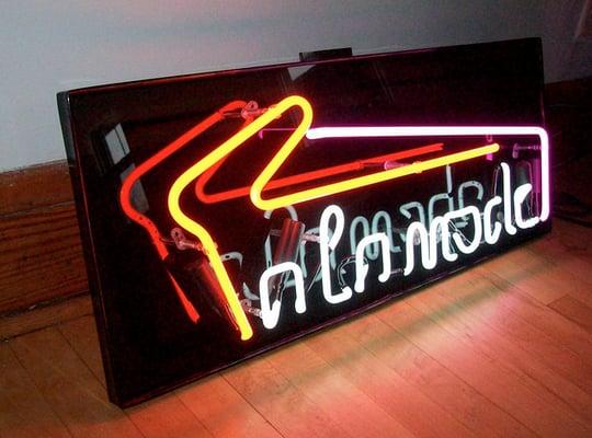 Beautiful neon construction by Electric Eye Neon in Milwaukee