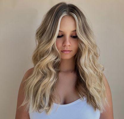 Blonde balayage by Brit