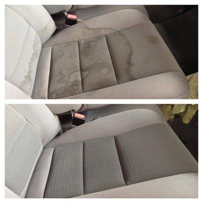 Before & after shampooing seats