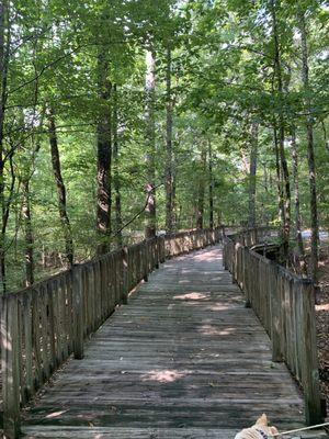 Walking trail close to entrance