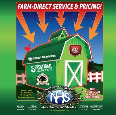 NHS offers in-store financing and payment terms as well as Farm-Direct pricing on top-selling commercial lines.