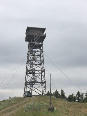 Fire Lookout near Summit Road Umatilla National Forest.