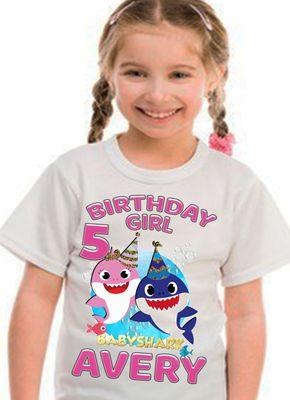 Baby Shark Birthday Party Shirts