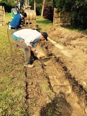 Measuring excavation