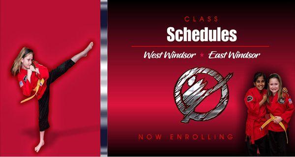 Enroll today in our online class and or in person non contact classes.