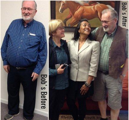 I Love my patients at Blue Skies. If I can achieve weight loss success, I Believe, so can you !! Look at the results !!