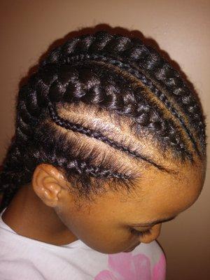 Cornrows 1.5 to 2 Hours