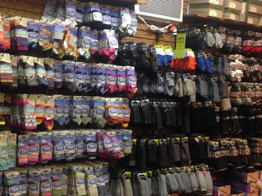 The Sock Wall - SmartWool, Darn Tough and Wigwam Brands