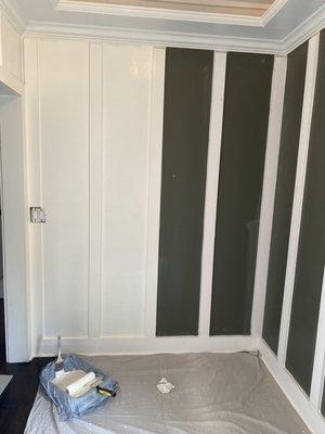 Wall trim and paint