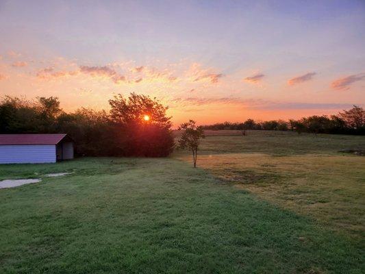 Beautiful view in the mornings.