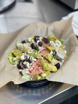 Greek Salad with avocado