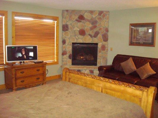 Superior Suite- fireplace