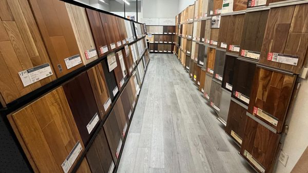 Interior of LL Flooring #1056 - Woburn | Aisle View