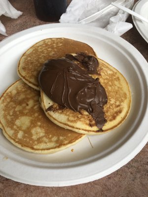 The Nutella pancakes