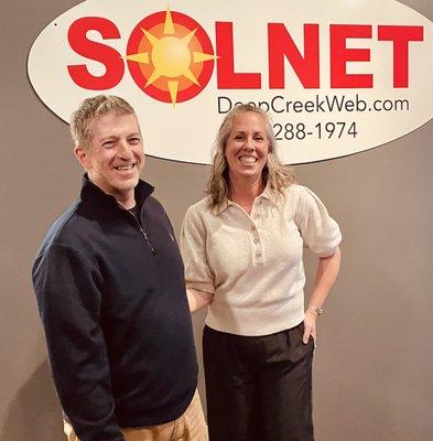 Solnet Celebrates 20 Years in business - Russ Dijak / Jessica Dijak