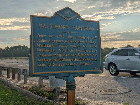 Baltimore Hundred Historical Marker