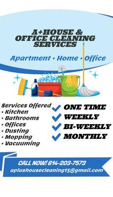 A Plus House & Office Cleaning