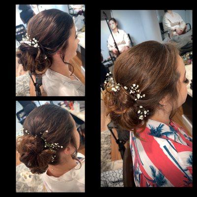 Bridesmaid updos