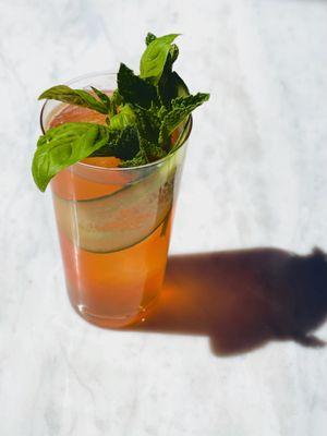 Strawberry Pimm's Cup