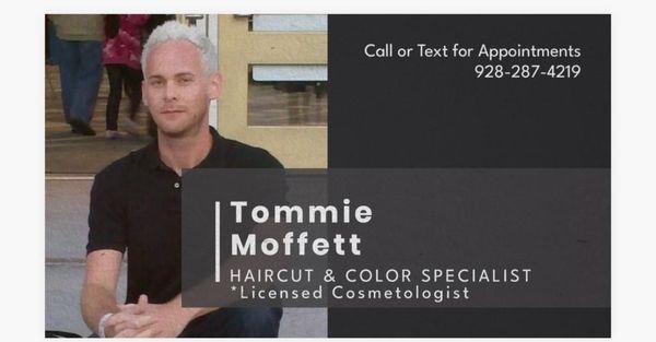 Haircut and Color Specialist Tommie Moffett