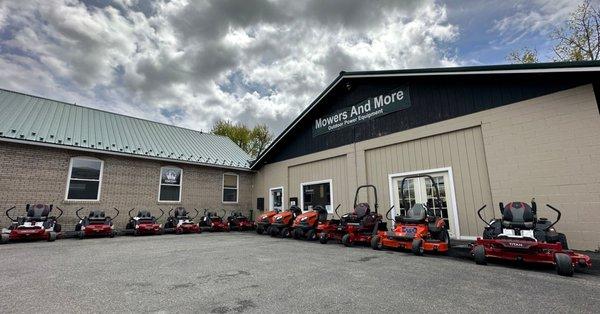 Mowers are here, setup, and ready to get to work. Visit our website to complete a financing pre-approval today!