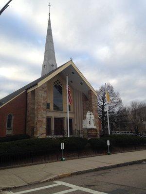 Front of church from Old Colony Avenue