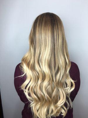 Balayage & Haircut by Nina